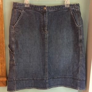J. Jill Denim Skirt
